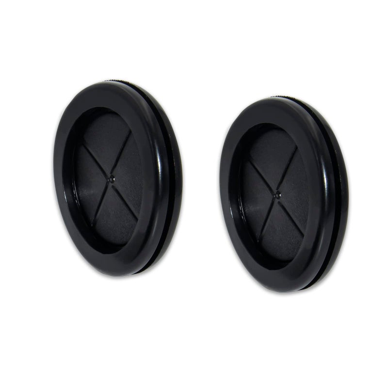 Flyshop Black 60mm, 2-3/8" Rubber Plug, 50mm, 2" ID, Drill Hole Grommet Synthetic Rubber Grommets Wire Protection, Round, Double-Sided, 4-Pack (Size 50 x 60mm) - Image 4